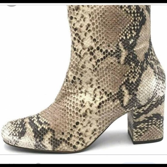 Free People Shoes - Free People Snakeskin. Booties, women’s Size 38, US 7